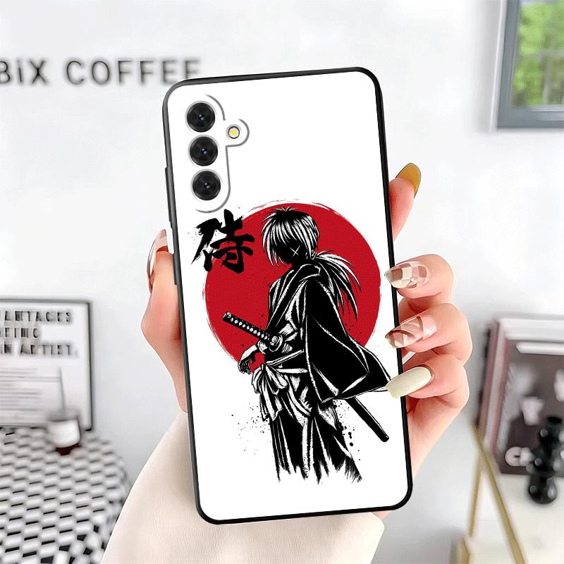Rurouni Kenshin Anime Soft Phone Case for Samsung A17 A37 A57 A16 A26 A36 A56 A15 A25 A35 A55 A14 A24 A34 A54 A13 A23 A33 A53 A5