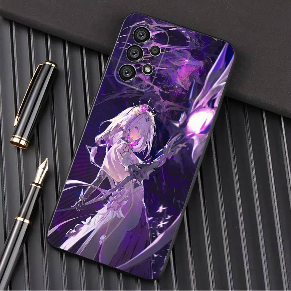 Чехол для телефона H-Honkai Castorice Star R-Rail для Samsung Galaxy A13, A21s, A22, A31, A32, A52, A53, A71, A80, A91, мягкий черный корпус