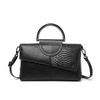 Crocodile Print Clutch Bag Women's Large-capacity  Women's Fashion Party Dress Cross-body Bag Women