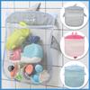 Children's Bath Toy Storage Net Bag Toy Pocket Waterproof Drain Cartoon Duck Baby Bathroom with Suction Cup Hanging Bag
