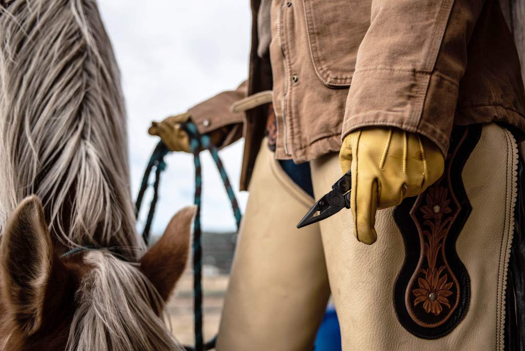 LEATHERMAN WAVE PLUS BLACK Plus с чехлом MOLLE Японская гарантия 25 лет Мультитул (Волна черная) [Подлинный продукт]