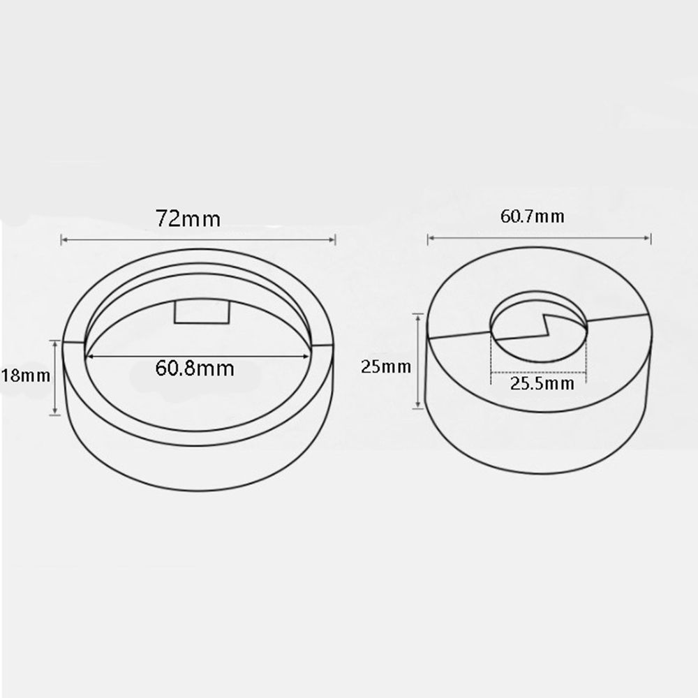 Plated Retractable Magnetic Decorative Cover Telescopic Faucet Wall Faucet Hole Cover Decor Cap