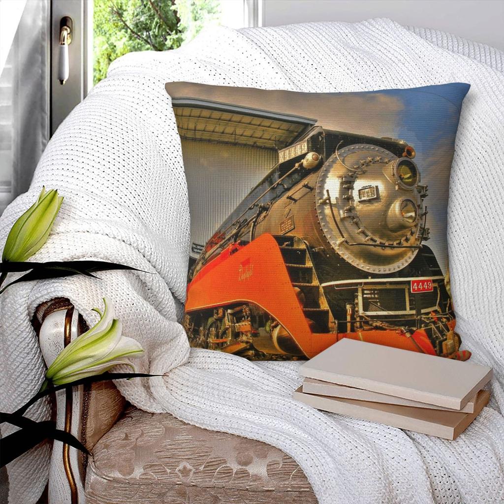 Southern Pacific 4449 Daylight Square Pillowcase Polyester Linen Velvet Pattern Zip Decor Bed Cushion Cover 45X45