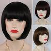 Женский парик со стрижкой каре, из искусственных волос