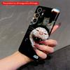 2DFlat Samsung phone case Ginger Cat Crew in Hoodies, Yawning & Staring Applicable to Galaxy S22 S23 S24 S25ULTRA S26 A12 A13 A14 A15 A16