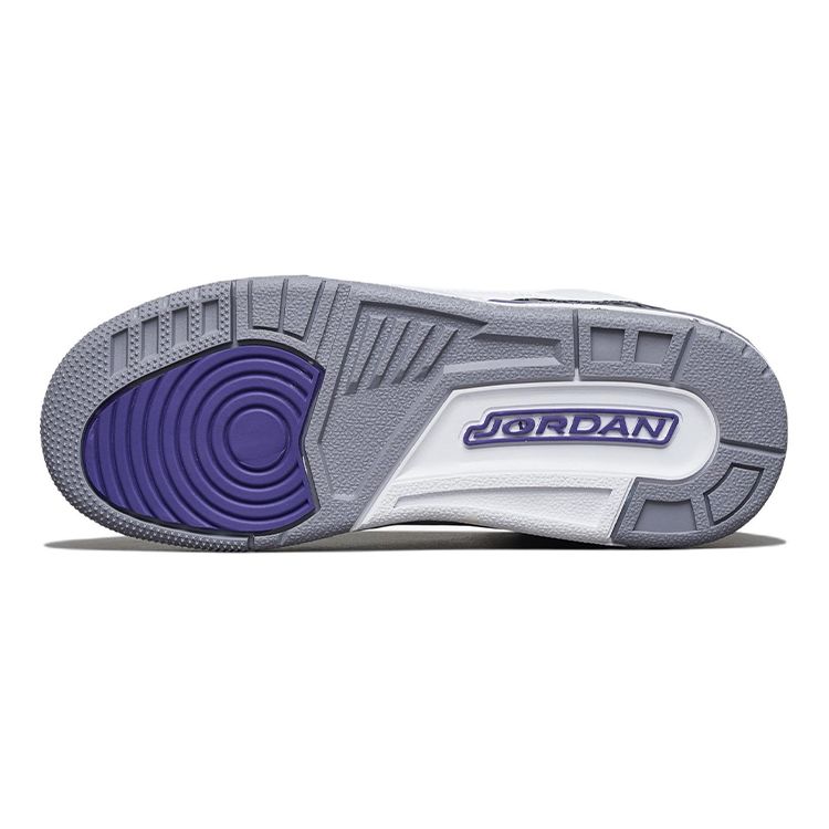 Air Jordan 3 Retro GS Dark Iris White Black Purple DM0967-105