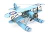 Decorative Metal Airplane Biplane