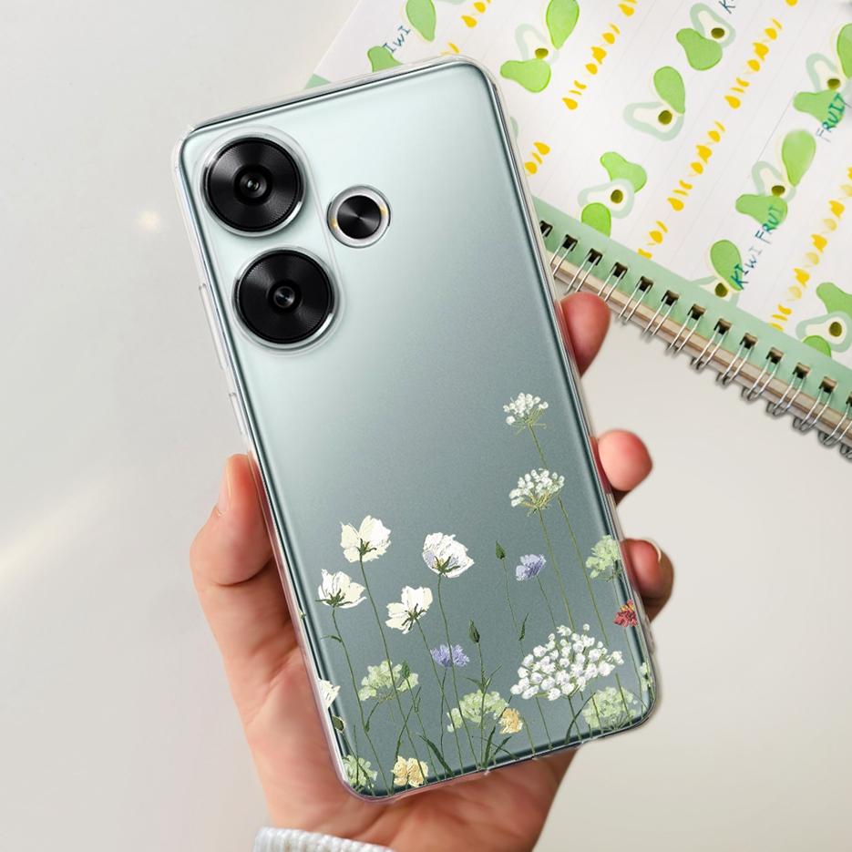 For Xiaomi Poco F6 Case Redmi Turbo3 New Fashion Painted Cover Soft Slim Phone Cases For Xiaomi Redmi Turbo 3 Poco F6 F 6 Bumper