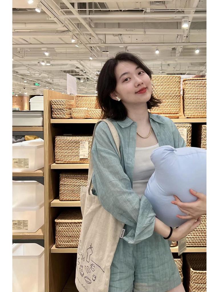 2024 Summer Tencel Ramie Sunscreen Light Suit: Cool, Skin-Friendly, Breathable Shirt & Shorts