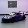 1:32 GT3RS Металлическая литая модель автомобиля Игрушки 4 двери открываются Оттяни назад Звук Свет Спортивные автомобили Гоночные автомобили Фестивальные подарки для детей