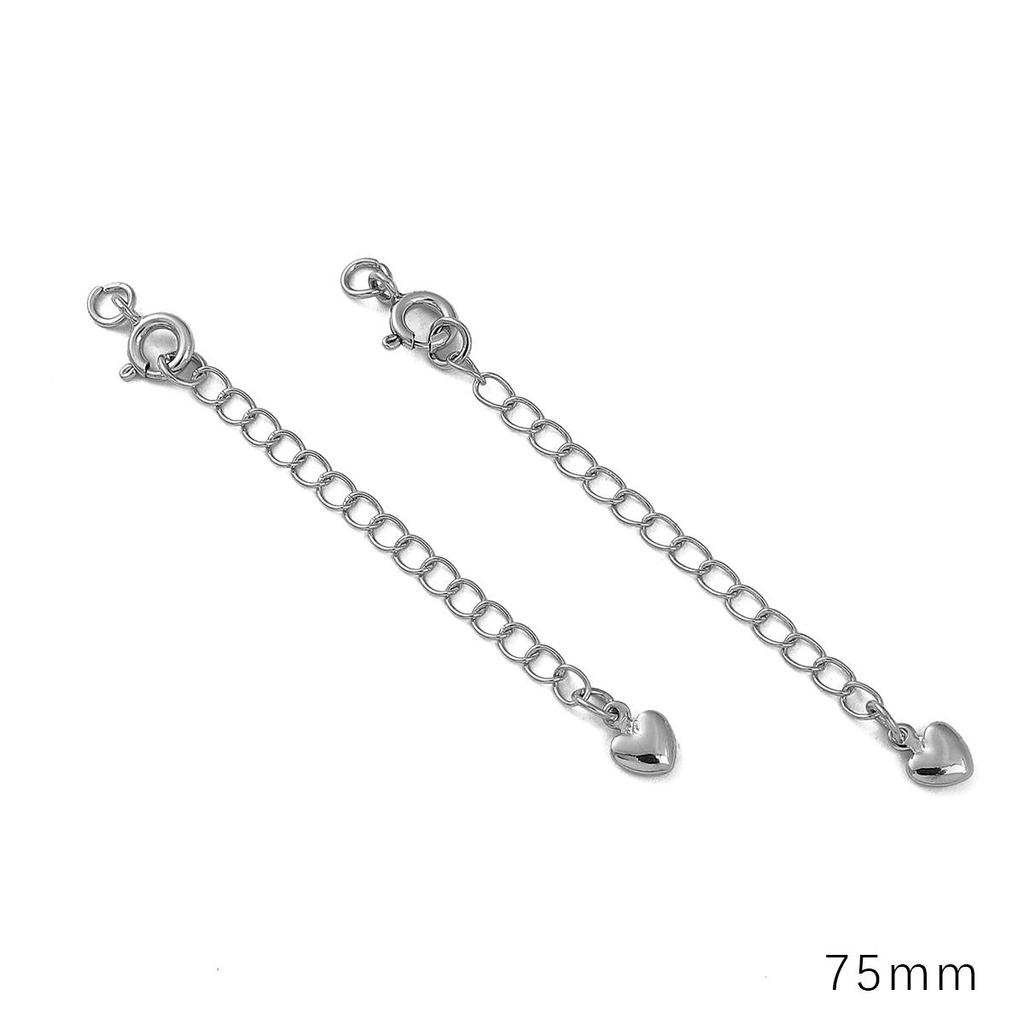 Copper Clad Iron Round Buckle Tail Chain For DIY Jewelry Making Craft Accessories
