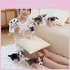 Adorable Plush Dog Toy Cute Chihuahua And Husky Stuffed Animal With Soft Fur