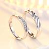 Mobius Ring Couple Ring Female Korean Version Niche Design High Sense Simple Men's and Women's Pair Ring Adjustable Ring