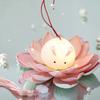 Glowing Mid-Autumn Festival Lantern DIY Holiday Decoration New Lotus Rabbit Lamp