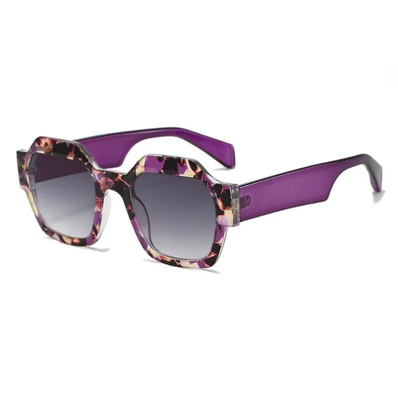 Новые винтажные большие квадратные солнцезащитные очки женские мужские модные ретро оправа с толстыми краями роскошные мужские солнцезащитные очки оттенки УФ400 очки