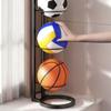 White Children Basketball Storage Rack Carbon Steel Football Display Rack Ball Placed Rack  Home