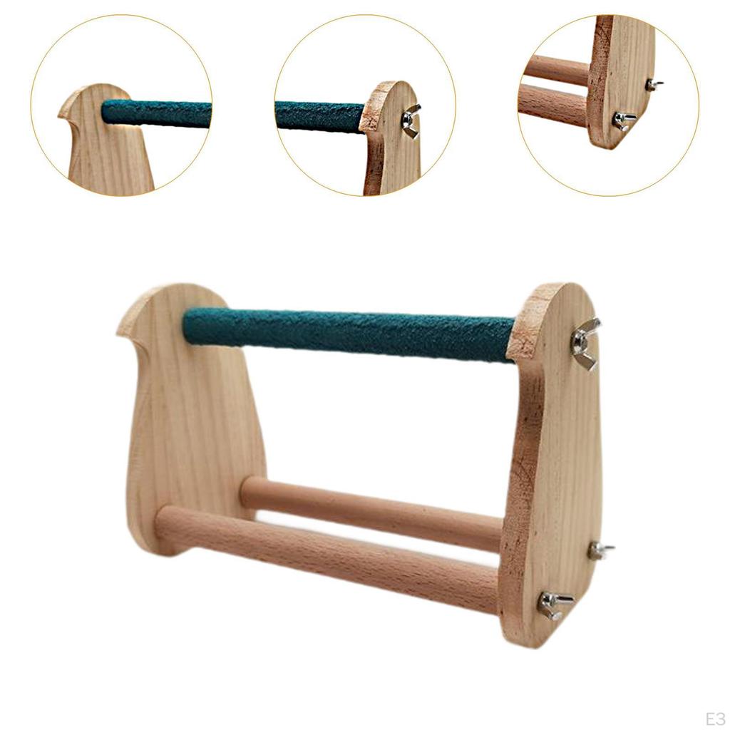 Подставка для дрессировки птиц, игрушечная деревянная ветка для попугаев ара, неразлучников