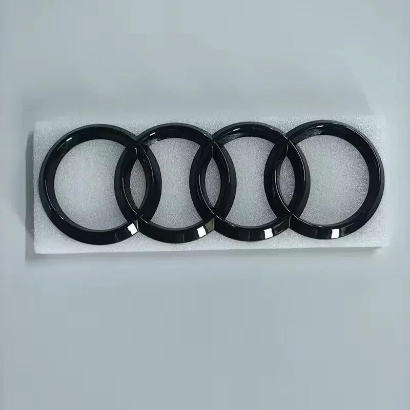 6pcs/set For Audi Q8 front and rear four-ring logo badge 2018-2024 Sline side label Quattro tail label 3D letter car sticker