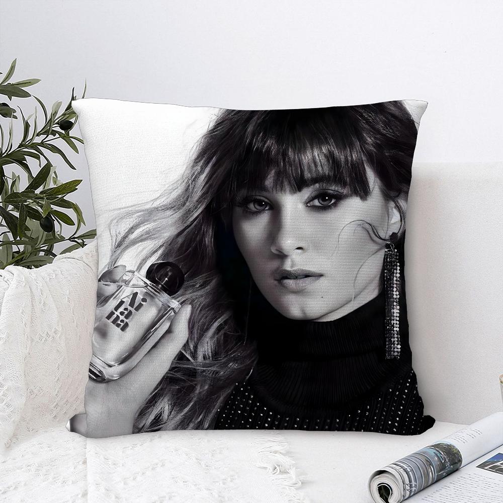 Наволочка с изображением певицы A-Aitana O-Ocanas, декоративная наволочка для дивана, квадратная плюшевая декоративная подушка для дома, двусторонняя печать
