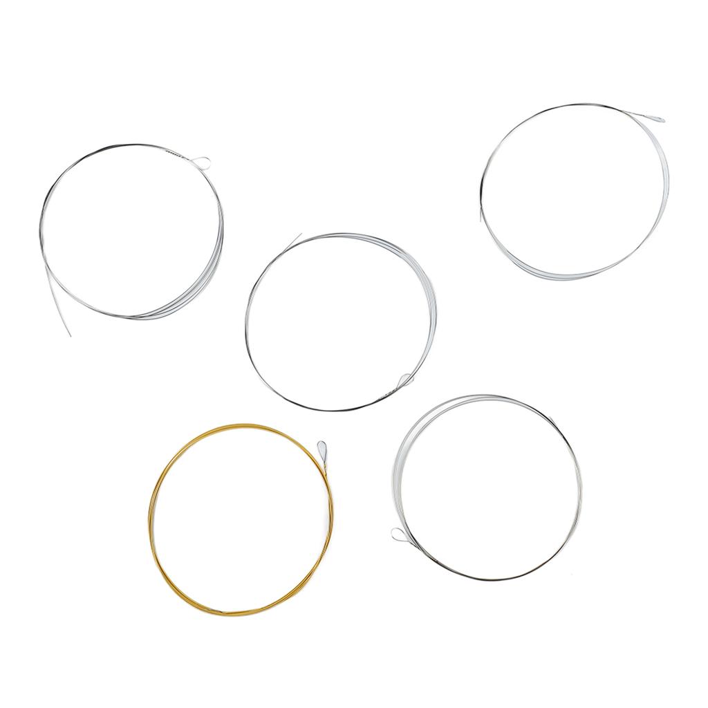 Струны для 5-струнного банджо из нержавеющей стали, с полным резонансом, толстые струны для высоких нот, замена для