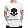 Потрясающая футболка по научно-фантастической видеоигре Helldivers для мужчин, с круглым вырезом, хлопковая, с коротким рукавом, с принтом