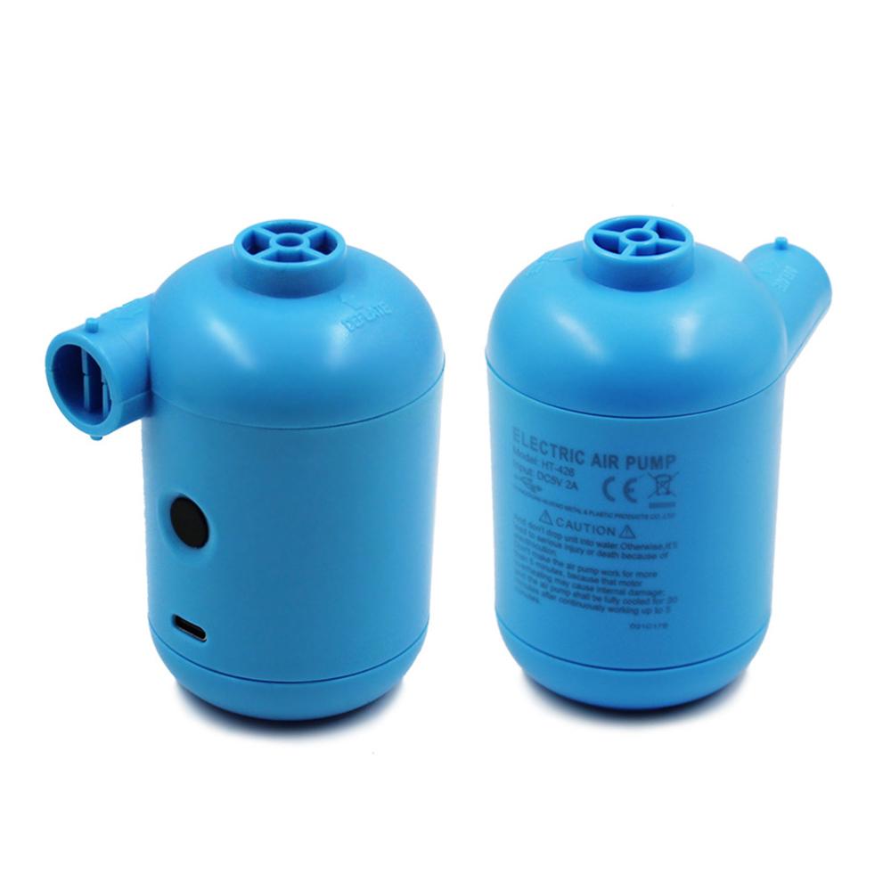 2200Pa USB электрический воздушный насос DC 5V портативный воздушный насос с 4 насадками для кемпинга на открытом воздухе