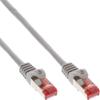 InLine® Patchkabel, S/FTP (PiMf), Cat.6, 250MHz, PVC, CCA, Grau, 10m