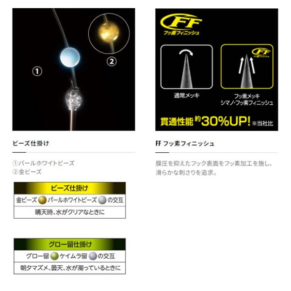 SHIMANO Подвесное устройство для метания поцелуев, светящаяся застежка, 3 крючка, 2 шт., набор 5 RG-NK5N №.