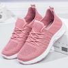 Обувь женская дышащая сетка модные кроссовки балетки женские кроссовки без застежек женские мокасины повседневная обувь
