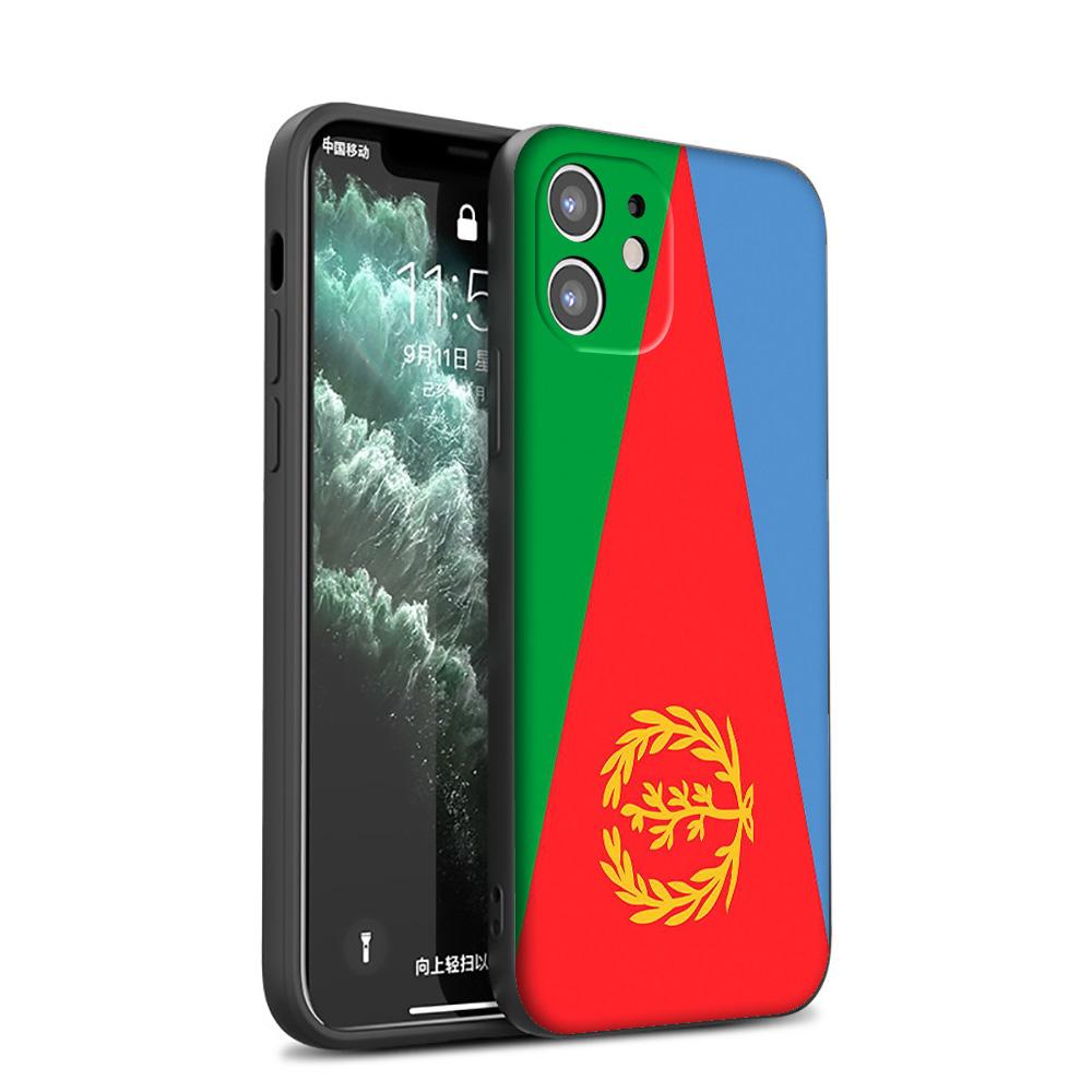 GX65 Флаг Эритреи, силиконовый мягкий чехол для iPhone 13 12 Mini 11 Pro XS Max XR X 8 7 6 6S Plus 5 5S SE 2020