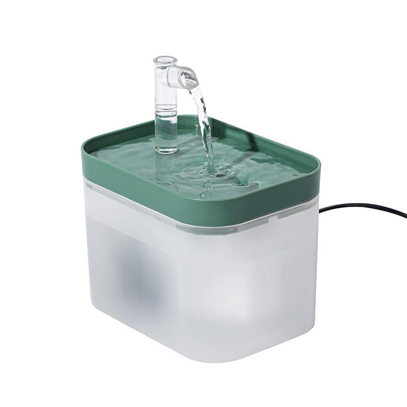 Automatic Pet Dog Cat Water Dispenser Fountain Pet Dog Cat Water Loop Mute Pump Smart Pet Bowl 1.5L
