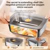 Stainless Steel Camping Lunch Box Leak-proof Refrigerator Freezer Storage Box  Kitchen Accessories