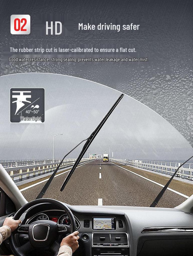 Премиальные бескаркасные дворники для Geely Haoyue – Подходят для лобового стекла, Совместимы с новыми и старыми моделями