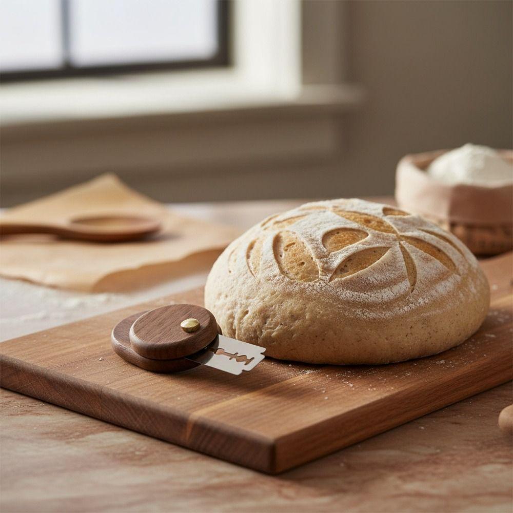 with 5 Replaceable Blades Dough Trimmer Folding Dough Scoring Cutter Bread Carving Cutter Baker