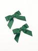2 pieces of women's solid bow hair clips suitable for daily wear, weddings, music festivals, bow hair accessories