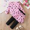 Kids' Long-Sleeve Top Set - Casual, Stylish & Versatile Children's Outfit