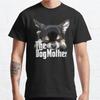 Plus Size S-3XL The Dog Mother Chihuahua Dog Mom Printed T-shirt Men's Tops Fashion Clothes Tees