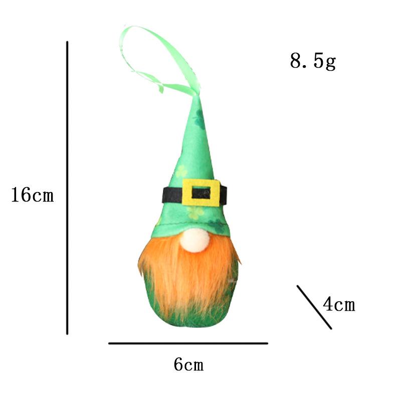 Кукла-подвеска «Зеленый эльф» на ирландский фестиваль. Украшения для окон ко Дню Святого Патрика