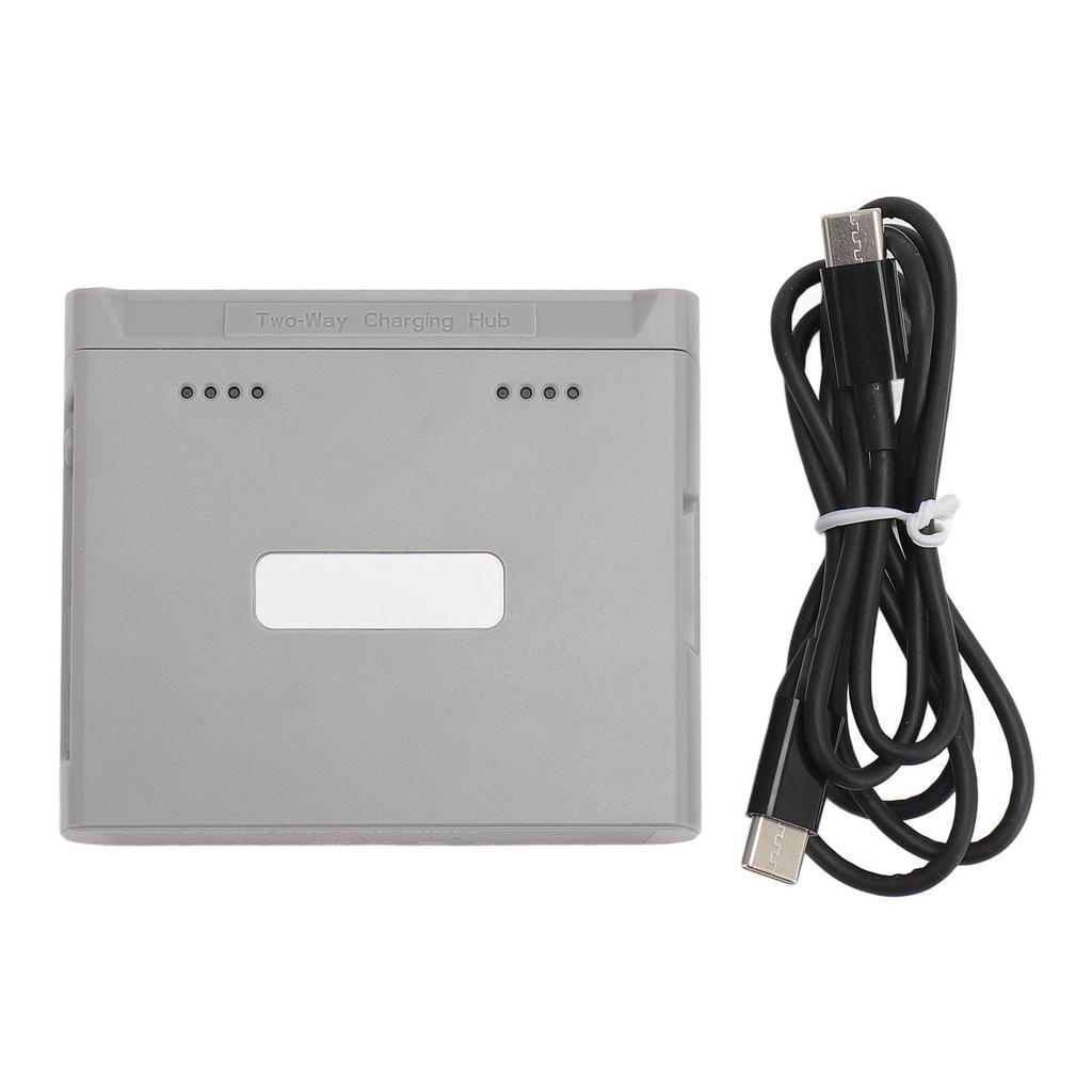 2 Way Charging Hub 4 LED Lights Good Compatibility Battery Charging Hub for Mini 4K 2 SE