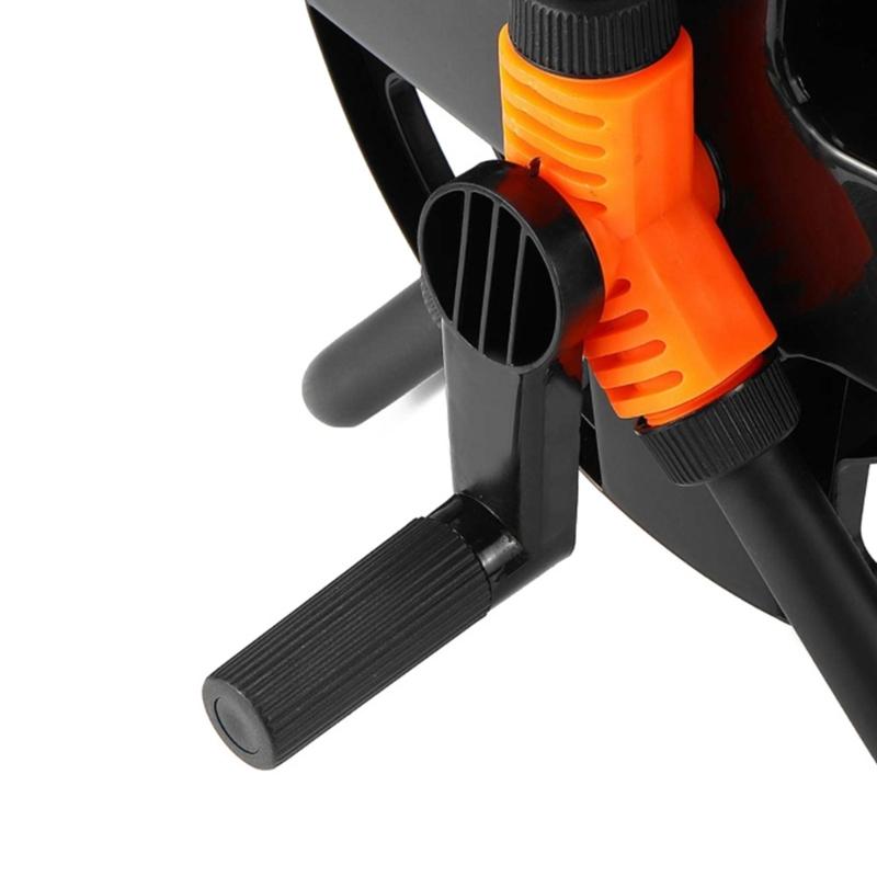 Катушка для намотки шланга Катушка для шланга Водопроводная труба Одноручная Стойка для хранения Инструмент для сада Мойка автомобиля Полив Мойка автомобиля