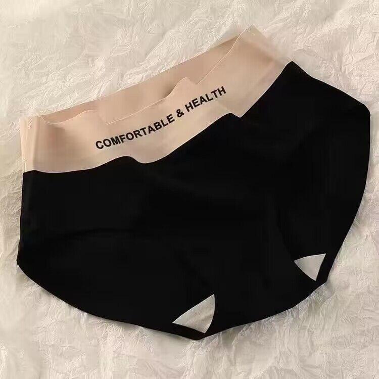 Seamless Panties High Waist Panties Sexy Underwear Women Breathable Letter Waist Panty Female Lingerie M L XL