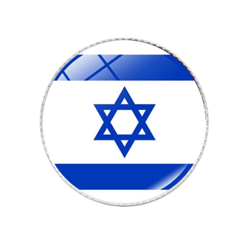 Красочные металлические значки-флаги Стильные значки с национальными флагами Портативные значки на лацкан рубашки Модные броши Аксессуар