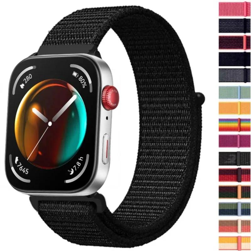 Нейлоновый ремешок-петля для Huawei Watch Fit 3 Sport, дышащий сменный браслет, браслет для Huawei Watch Fit 3, аксессуары для ремня