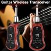 Portable UHF Guitar Wireless System Transmitter + Receiver 10 Channels Built-in 5 Effects