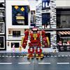 Супергерои Меха DIY Строительные блоки Кино Мех Герой 3D Модель Броня Железный Робот MOC Кирпичи Игрушки Для Взрослого Ребенка Мальчика Рождественский Подарок