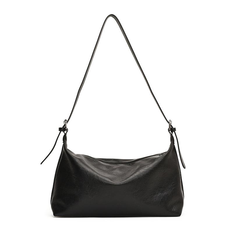 Популярная и модная в этом году корейская сумка-багет для женщин 2025 новая универсальная студенческая сумка-тоут на плечо большой вместимости