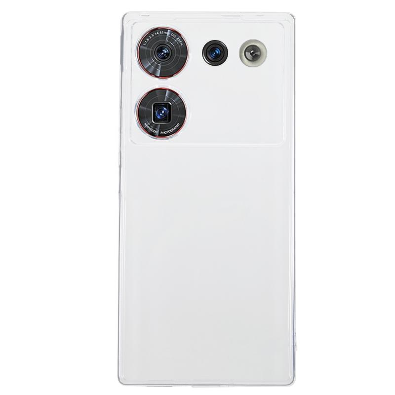 Для ZTE nubia Z50 Ultra Прозрачный ТПУ Противоударный Чехол для Телефона Ультратонкая Задняя Крышка Телефона