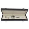 Gaga Milano Manuale 40 Watches 5020 black blackDial Stainless Steel/Embossed Leather Quartz Analog display mens Used
