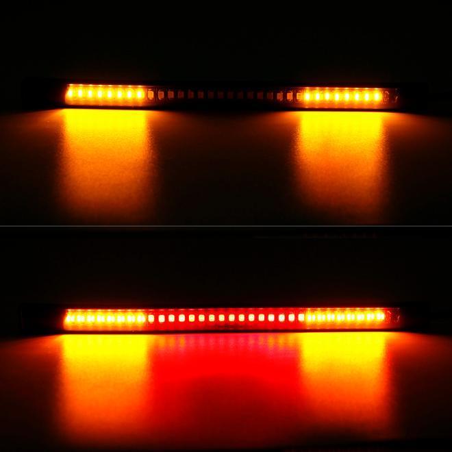 2016 Flexible Motorcycle Light Strip 8 Soft 48 LED Tail Brake Stop Turn Lamp