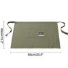 Single Item Restaurant Waitress Apron for Women with Extended Waist and Strong Seams in Canvas Material